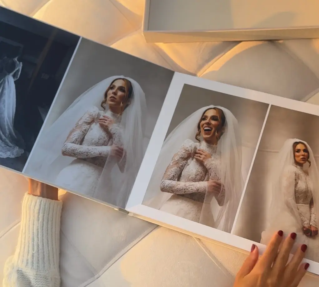 Table Book Midi e Grande - Álbum de Casamento Premium